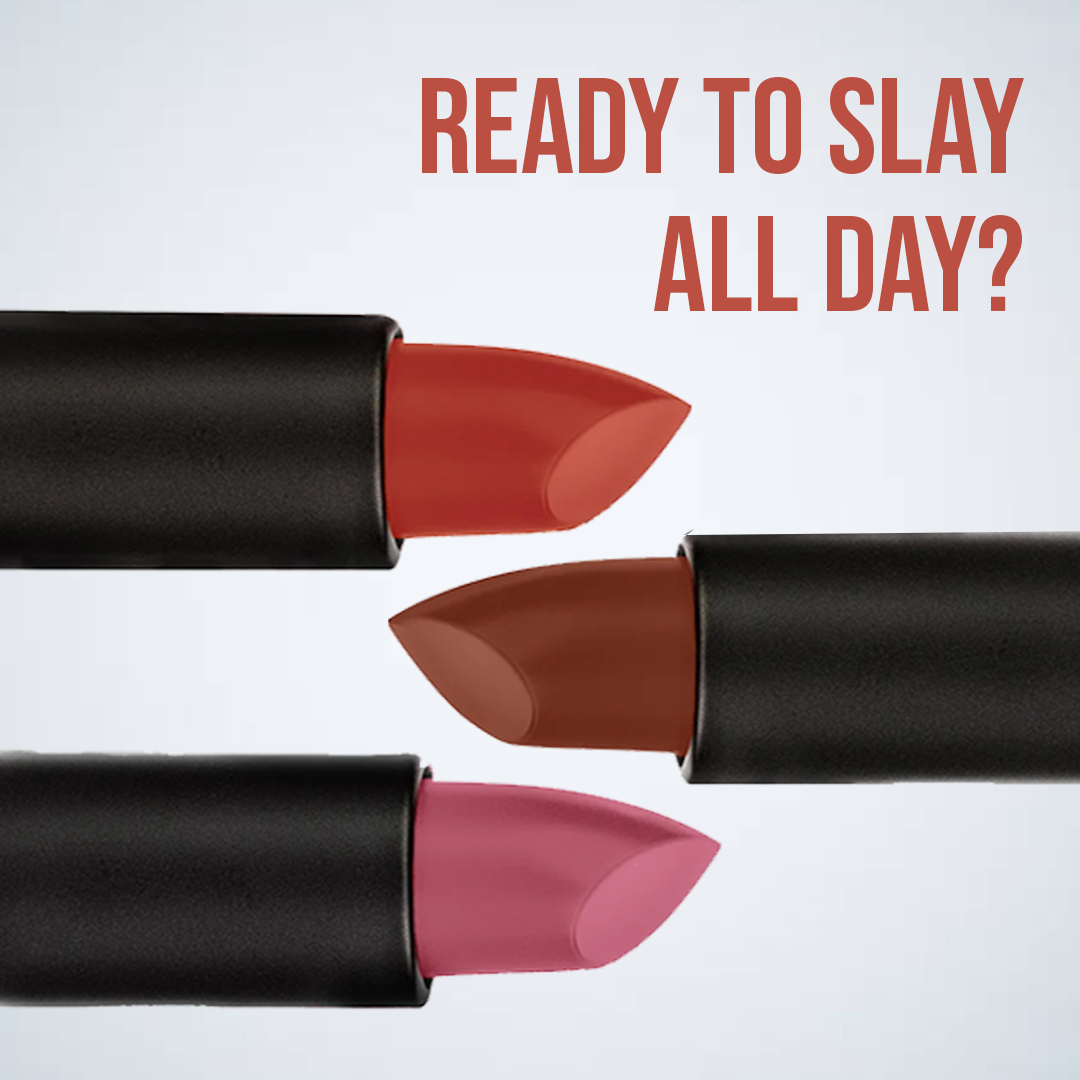 Get Nude With SOKU Matte Lipstick (Pack of 3)