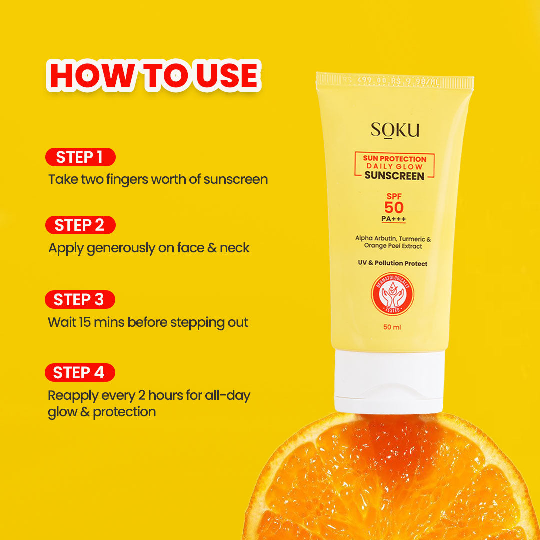Daily Glow SPF 50 Sunscreen - 50ml