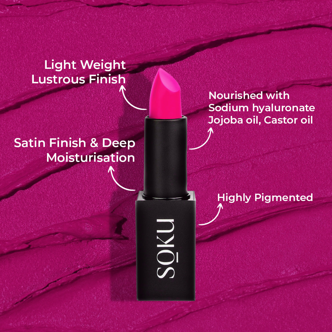 SOKU Censored !! Creamy Matte Lipstick - 4.2 g - Daring Darling