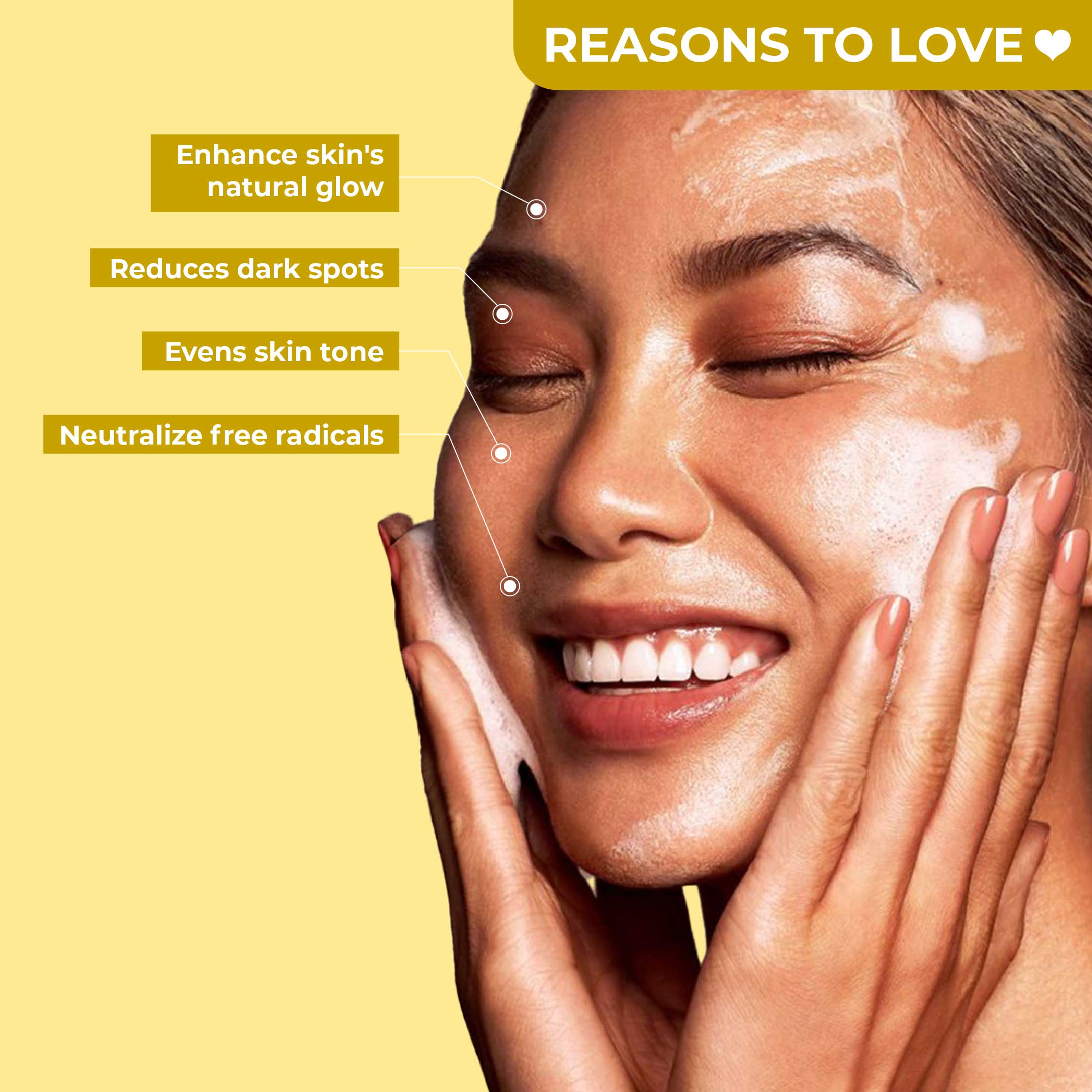 SOKU Instant Glow Foaming Face Wash- 100ml