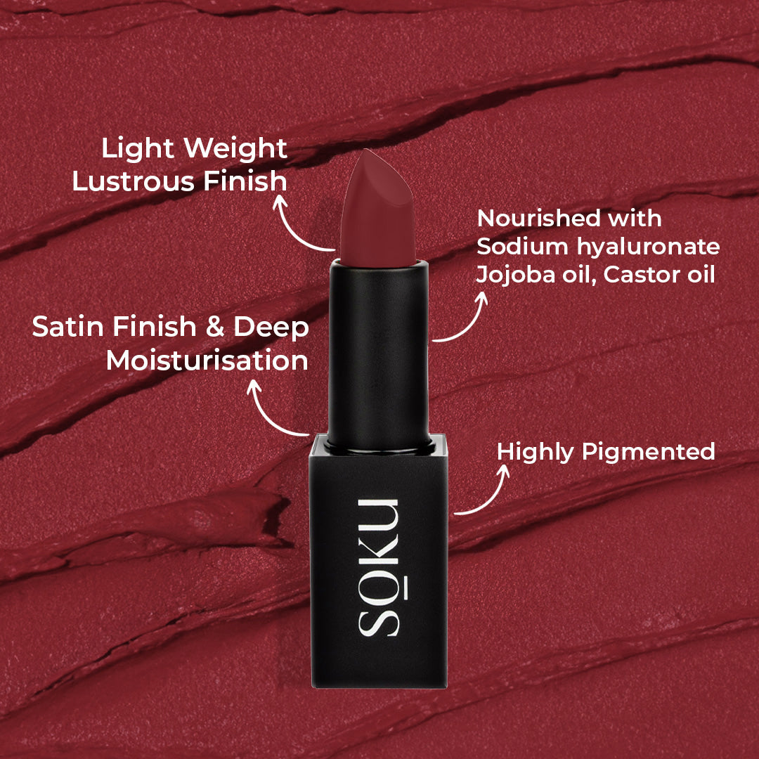 SOKU Censored !! Creamy Matte Lipstick - 4.2 g - Forbidden Fruit