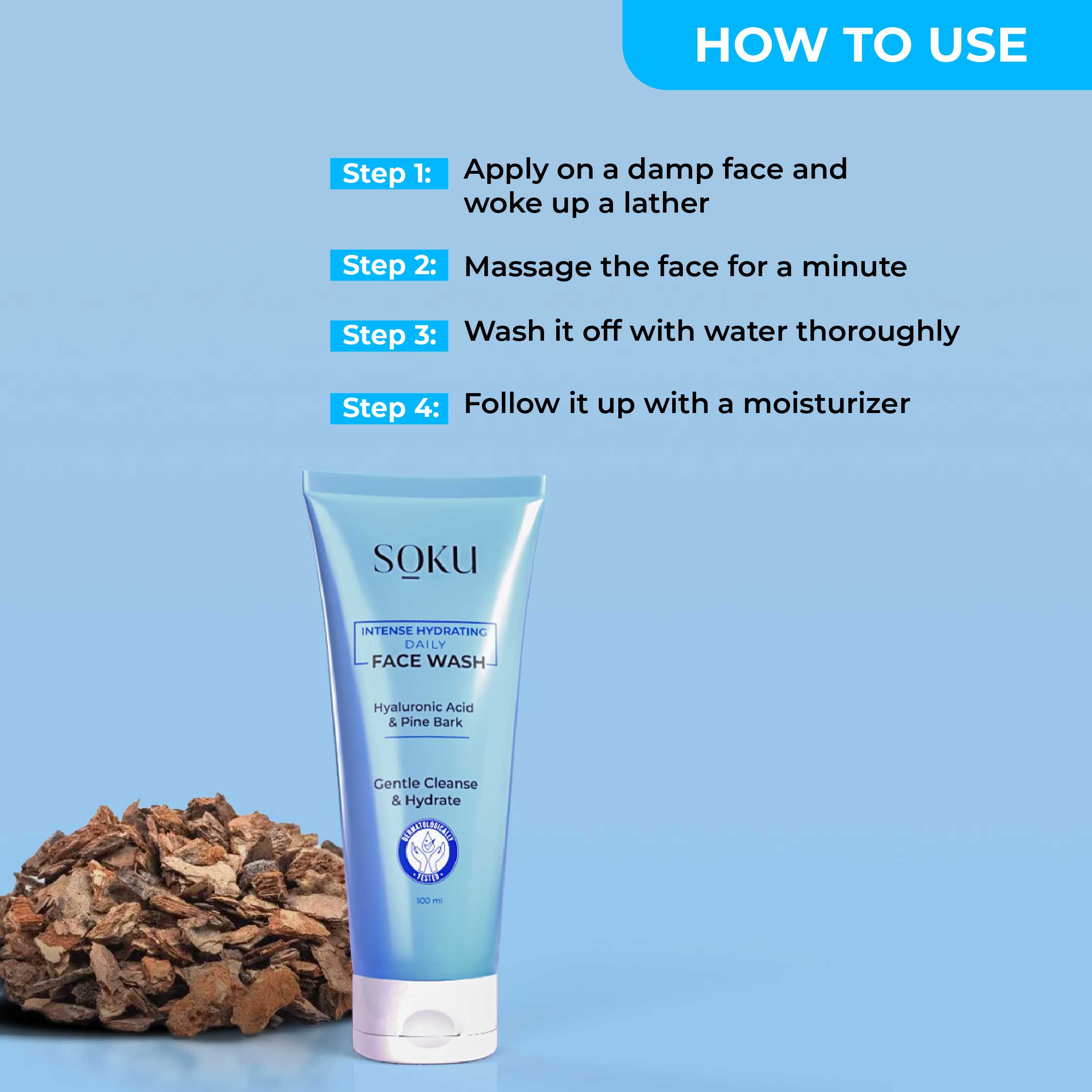 Intense Hydrating Daily Face Wash 100ml