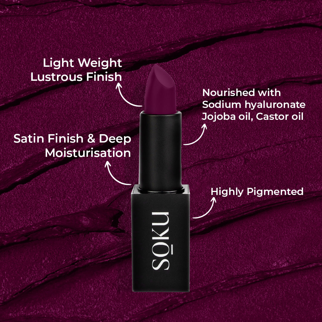 SOKU Censored !! Creamy Matte Lipstick - 4.2 g - Kissably Gorgeous