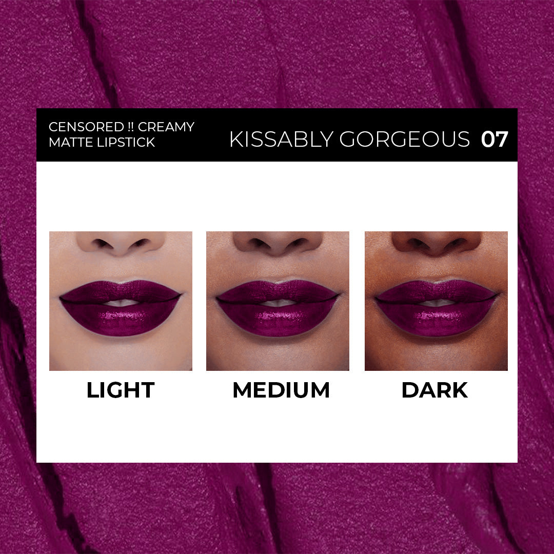 SOKU Censored !! Creamy Matte Lipstick - 4.2 g - Kissably Gorgeous