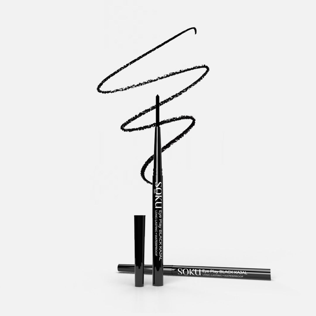 SOKU Eye Play Black Kajal- 0.3g