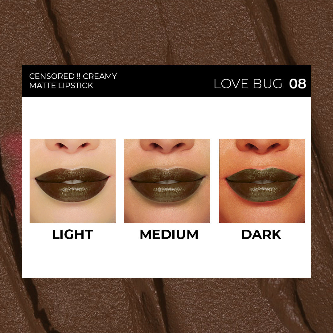 SOKU Censored !! Creamy Matte Lipstick - 4.2 g - Love Bug