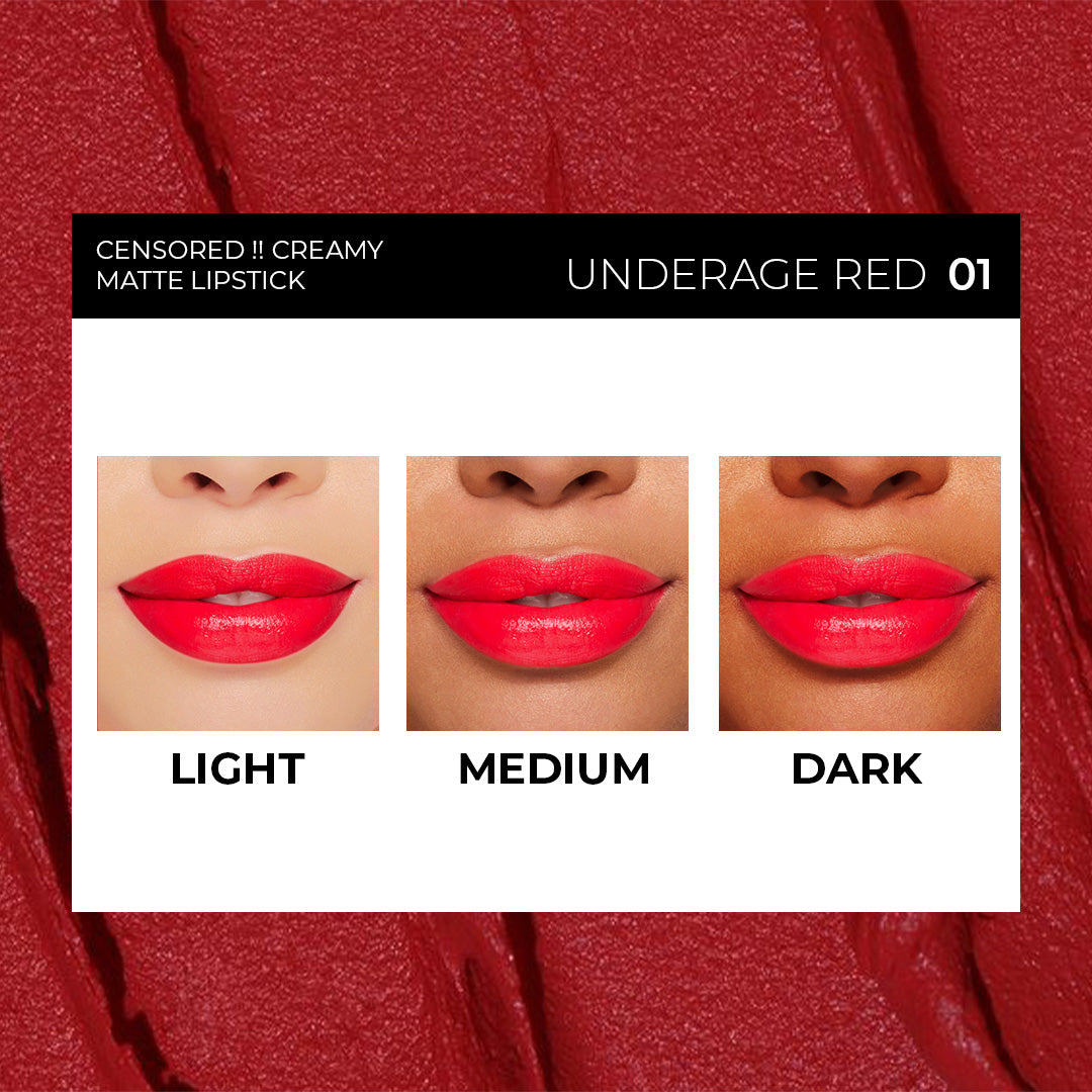 SOKU Censored !! Creamy Matte Lipstick - 4.2 g
