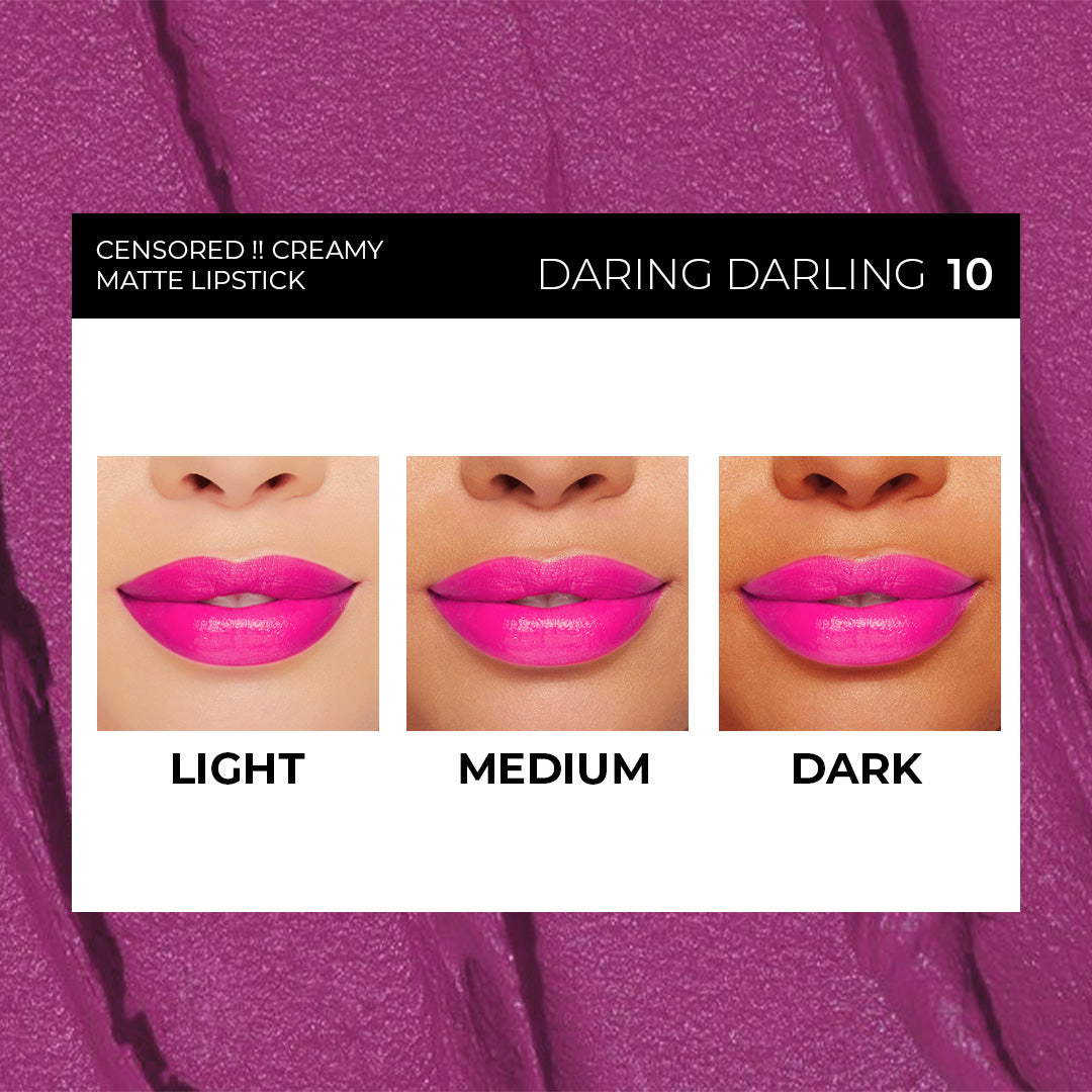 SOKU Censored !! Creamy Matte Lipstick - 4.2 g - Daring Darling