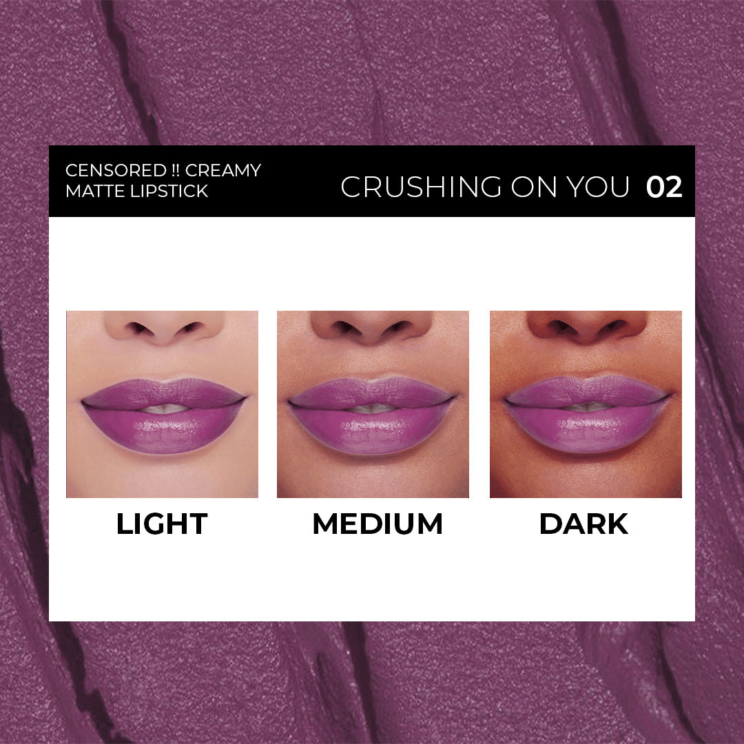 SOKU Censored !! Creamy Matte Lipstick - 4.2 g - Crushing On You