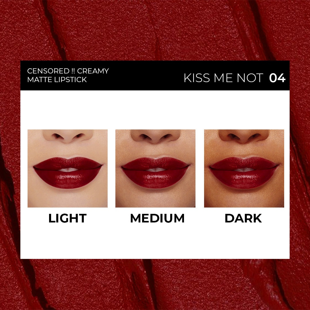 SOKU Censored !! Creamy Matte Lipstick - 4.2 g - Kiss Me Not
